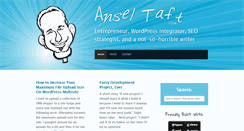 Desktop Screenshot of anseltaft.com